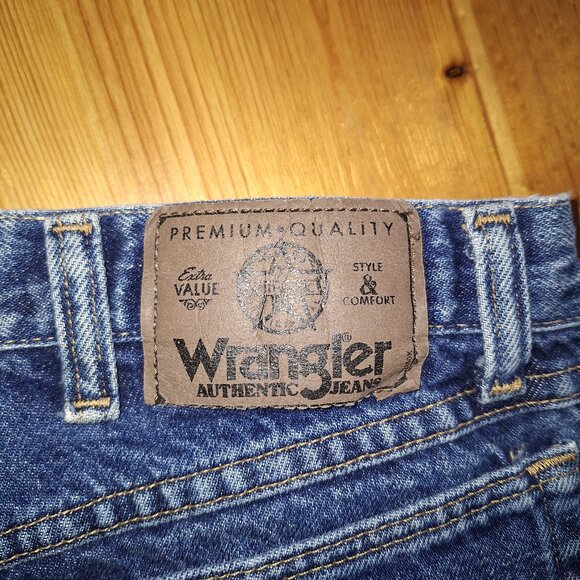 Wrangler Straight Leg Blue Jeans - Picture 5 of 5